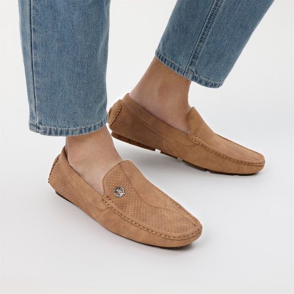 Men s Tan Loafers Bruno Marc